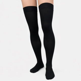 Компресійні панчохи Aurafix AV-109 з закритим носком 2 клас, чорні