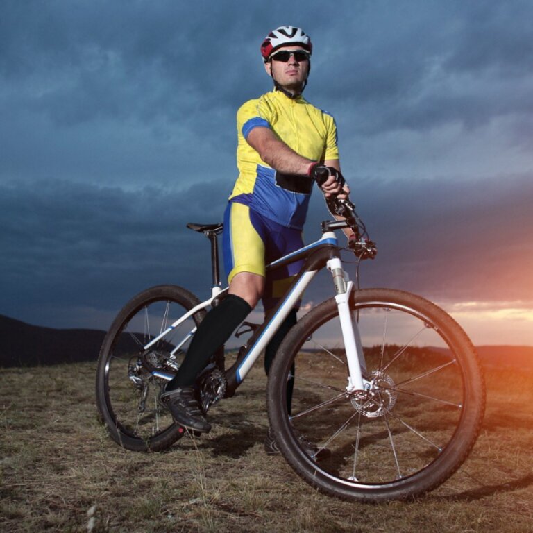 Компресійні гольфи Aurafix AV-100, 1 клас, з відкритим носком, чорні