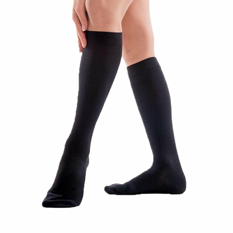 Гольфи бавовняні Unisex антиварикозні компресійні Tiana 850 Costina 1/1, 18-21 мм рт.ст., чорні 