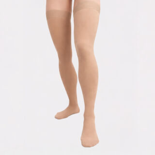 Панчохи антиварикозні Aurafix AV-109 з закритим носком 2 клас, бежеві
