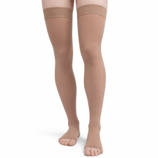 Панчохи компресійні 1 клас (18-21 mmHg) Venoflex Micro  з відкритим носком, карамельні, стандартні