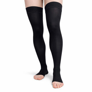 Панчохи компресійні 2 клас (23-32 mmHg) Venoflex Micro з відкритим носком, чорні, стандартні
