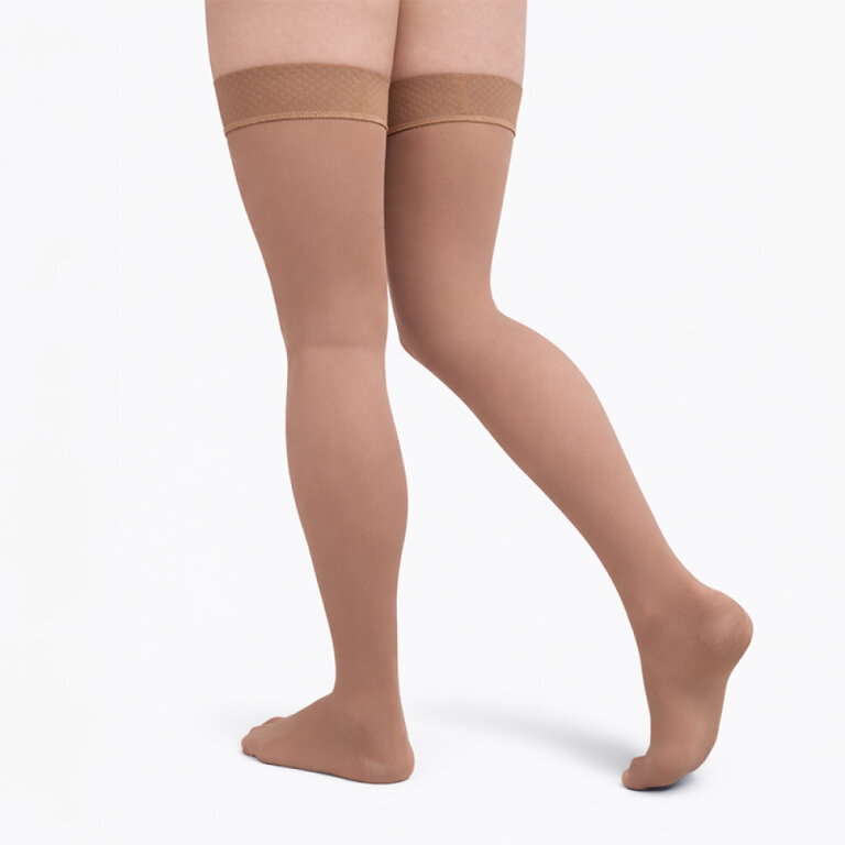 Панчохи компресійні 1 клас (18-21 mmHg) Venoflex Micro з закритим носком, карамельні, стандартні
