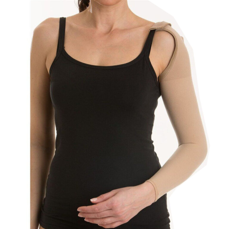 Медицинский компрессионный рукав до запястья 2 класс компрессии 23-32 mmHg на текстильной застежке (липучка) Relaxsan Medicale