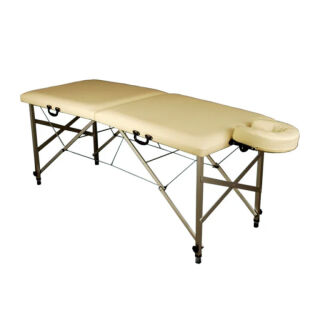 Стіл масажний Панда алюмінієвий бежевий