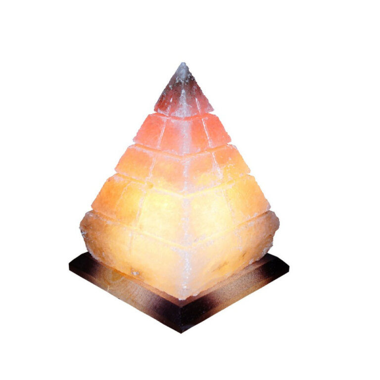 Солевая лампа "Пирамида египетская" 4-5 кг цветная