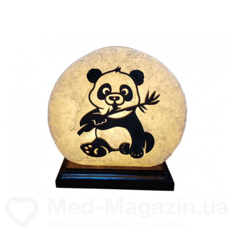 Соляна лампа Ваше Здоровье "Панда" 2,5 кг