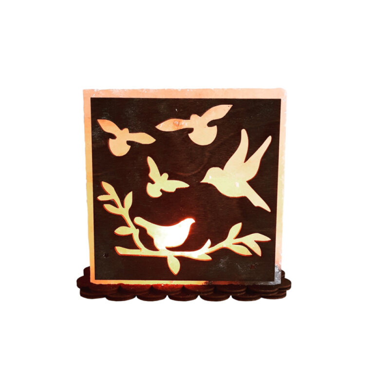 Солевая лампа "Птицы " 1,5 кг