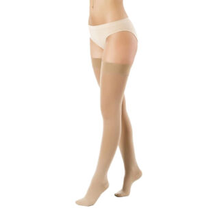 Компресійні панчохи Pani Teresa Classic 2 клас із закритим носком, бежеві