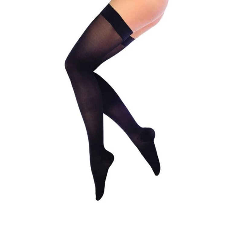 Компресійні панчохи Pani Teresa Classic 1 клас з відкритим носком, бежеві