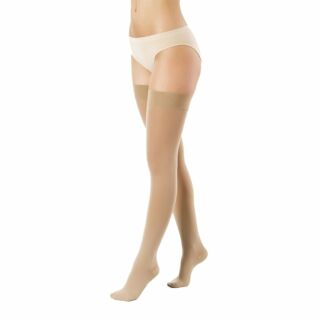 Компресійні панчохи Pani Teresa Classic 2 клас із закритим носком, темно-бежеві