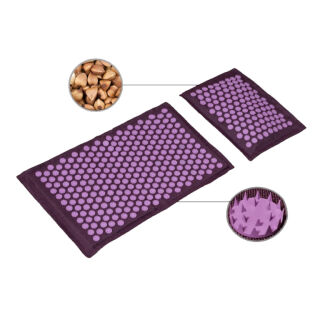 Акупунктурный коврик Ортек (набор: коврик + подушка: аппликатор Кузнецова)