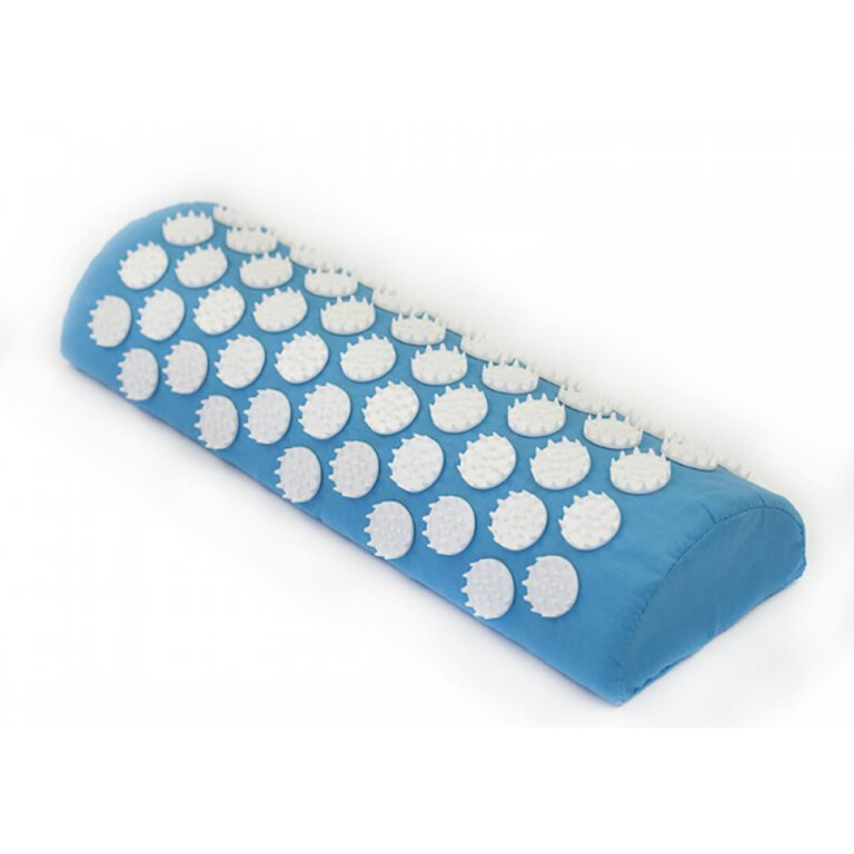 Полувалик массажный аккупунктурный Relax PL-381 бирюза 38*12*6см