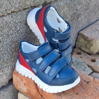 Дитячі Анатомічні літні кросівки Ortomedica 1092-13 сині