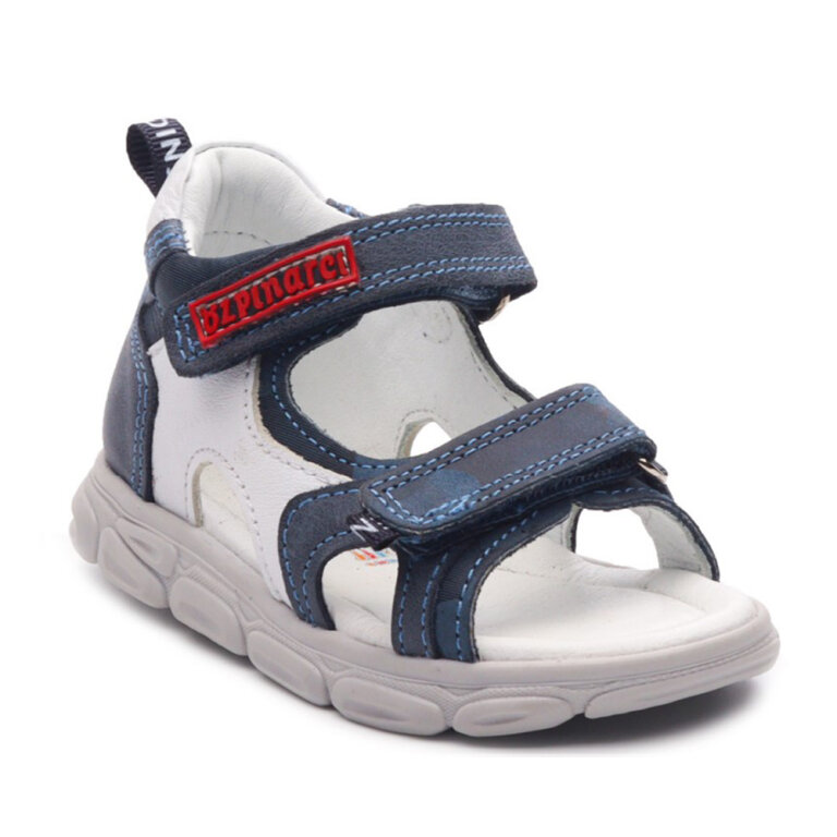 Дитячі Анатомічні босоніжки Ortomedica 1033-03 сині/білі