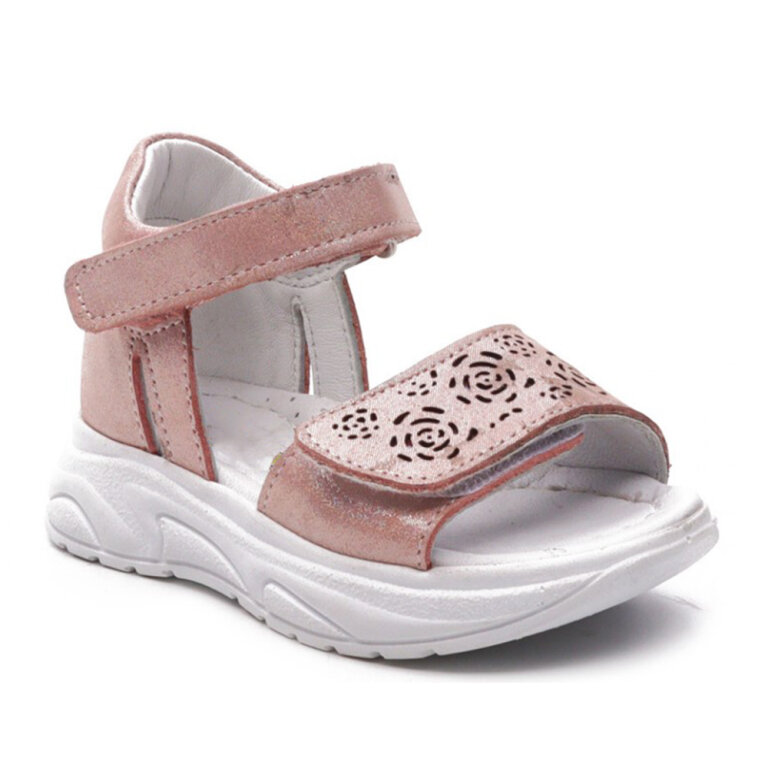 Детские Анатомические босоножки Ortomedica 584-24 розовые