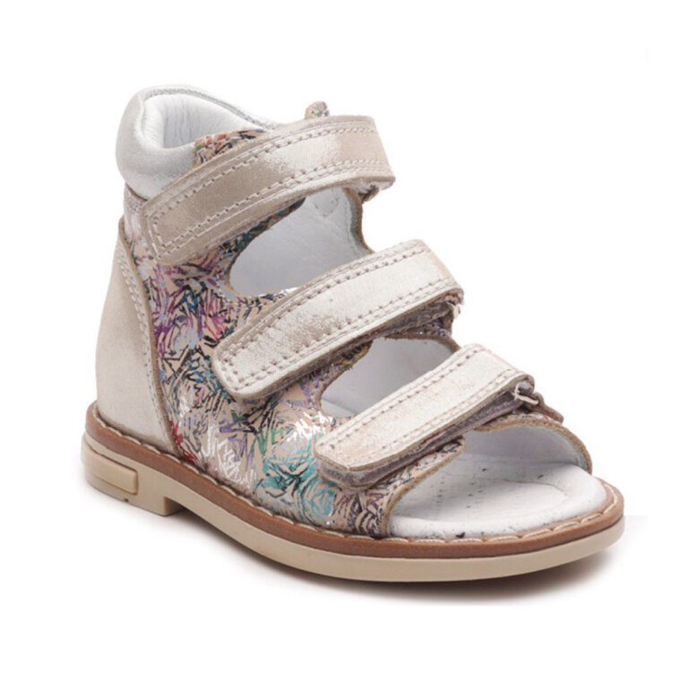 Дитячі Анатомічні босоніжки Ortomedica 1039-01 бежеві