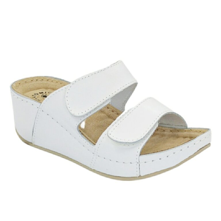 Анатомічні шльопанці Fratelli Babb D-139 білі