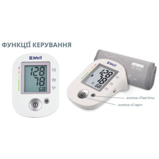 Тонометр автоматический B.Well PRO-35 с адаптером, с увеличенной манжетой 22-42 см.