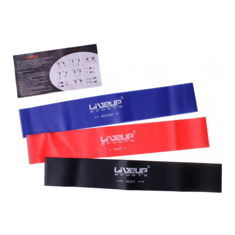 Набор фитнес резинок LiveUp LOOP BAND SET размеры L, M, H