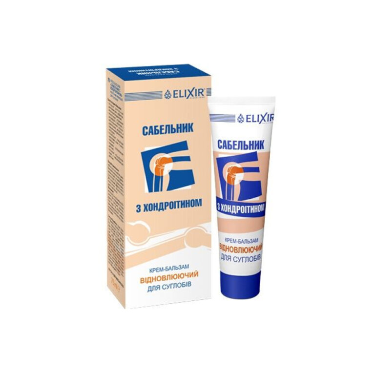 Крем-бальзам Еліксир "Сабельник з хондроїтином", 150 мл