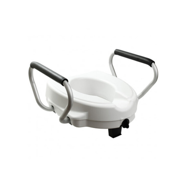 Сиденье туалетное King-12A-00 с поручнями 12см