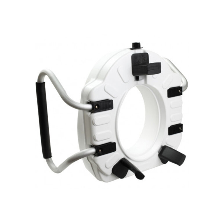 Сиденье туалетное King-12A-00 с поручнями 12см