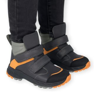 Дитячі Анатомічні черевики демісизонні Ortomedica 115-02 сірі