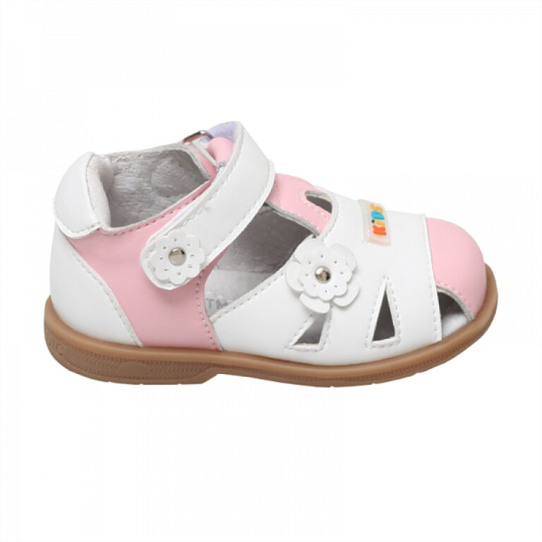 Детские ортопедическиие туфли ORTMANN Inga 7.54.2-white/pink