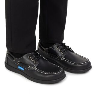 Детские школьные Анатомические мокасины ORTMANN Genova 7.67.2-black