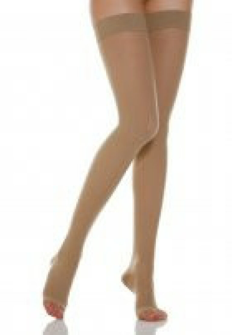 Компрессионные чулки Relaxsan Basic с открытым носком 280 ден 22-27 мм, 970А