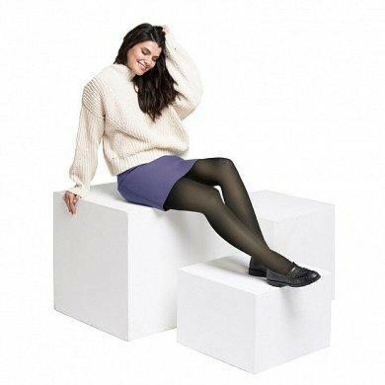 Компресійні панчохи VENOTEKS (1 клас, з мікрофіброю, чорні) арт. 1C202