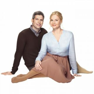 Компресійні панчохи VENOTEKS (2 клас, щільні, відкритий носок) 2C213