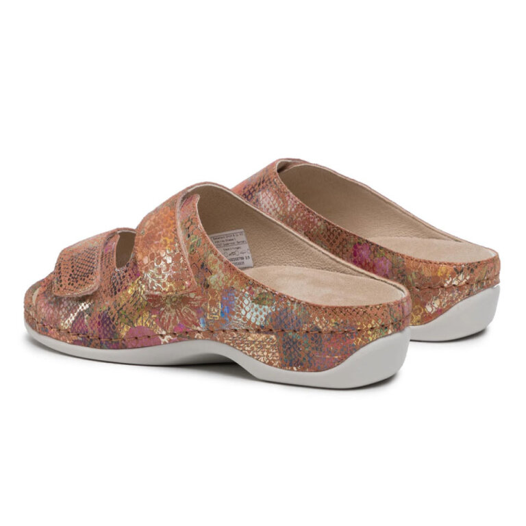 Жіночі сандалі Анатомічні Berkemann Daria 01002-henna / multicolor