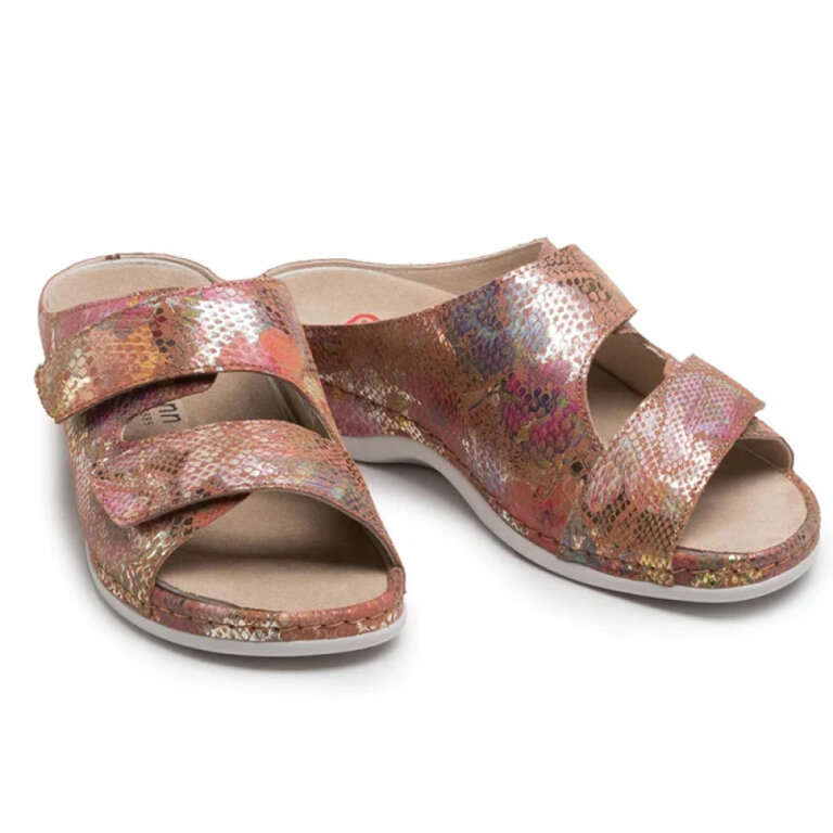 Жіночі сандалі Анатомічні Berkemann Daria 01002-henna / multicolor
