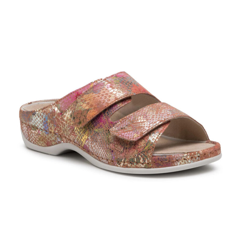 Жіночі сандалі Анатомічні Berkemann Daria 01002-henna / multicolor