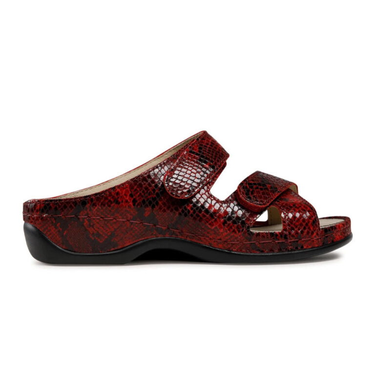 Жіночі сандалі Анатомічні Berkemann Felia арт. 01023 red python