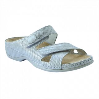 Жіночі сандалі Анатомічні Berkemann Felia арт. 01023-silver/glitter