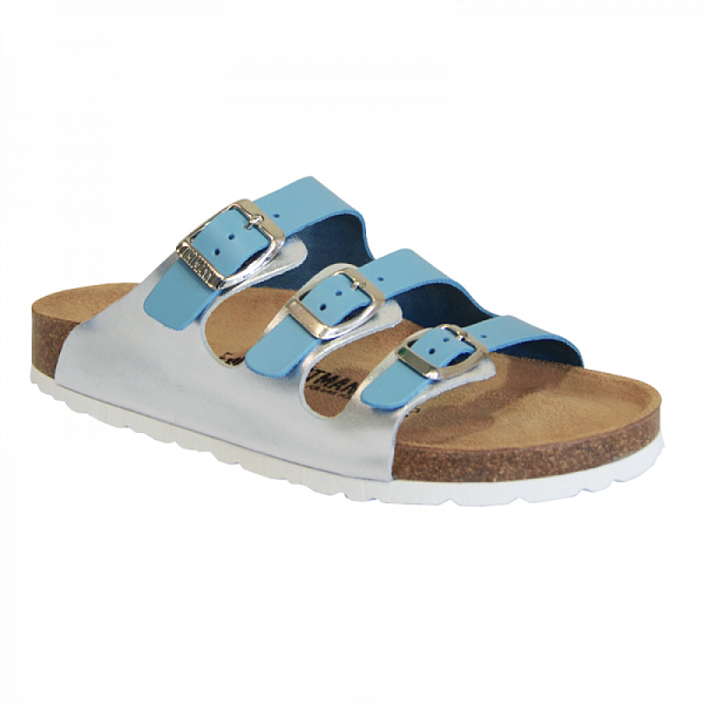 Женские ортопедические сандали ORTMANN Marcel 7.04.2-blue/silver купить ...