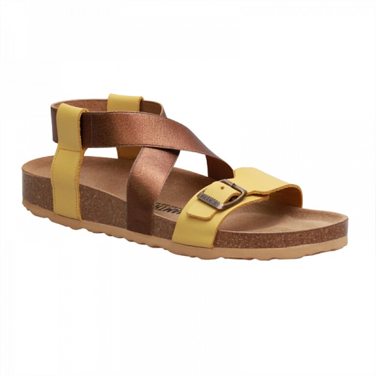 Жіночі Анатомічні сандалі ORTMANN Modena 7.51.2-yellow/brown