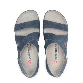 Жіночі Анатомічні сандалі із задником Berkemann NARA, арт. 01651-blue/jeans