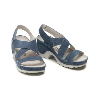 Жіночі Анатомічні сандалі із задником Berkemann NARA, арт. 01651-blue/jeans