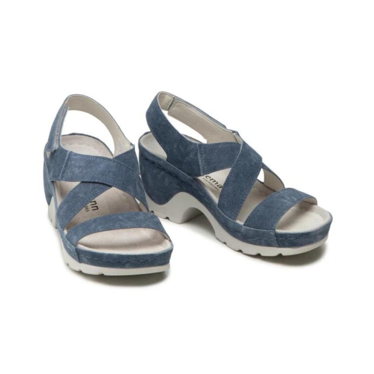 Жіночі Анатомічні сандалі із задником Berkemann NARA, арт. 01651-blue/jeans