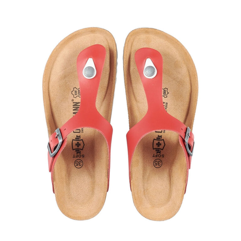 Анатомические сандали ORTMANN York арт. 7.03.2-red