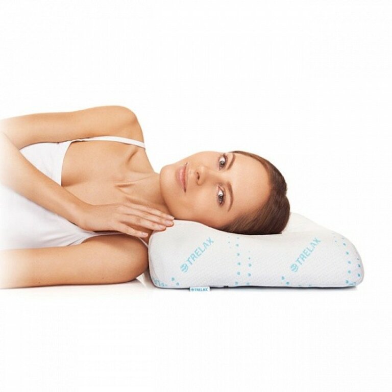 Ортопедична подушка для сну на боці з ефектом пам'яті TRELAX SOLA П30