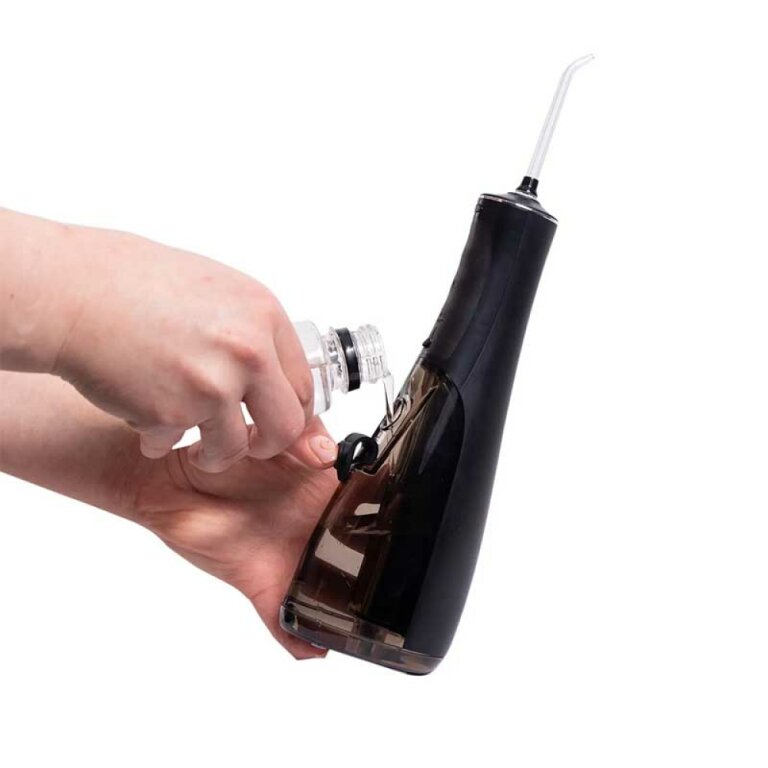 Іригатор Berger WF Premium Black – портативний зубний іригатор з насадками для догляду за ротовою порожниною.