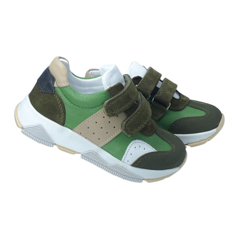 Анатомические кроссовки детские Ortomedica 02-09 зеленые