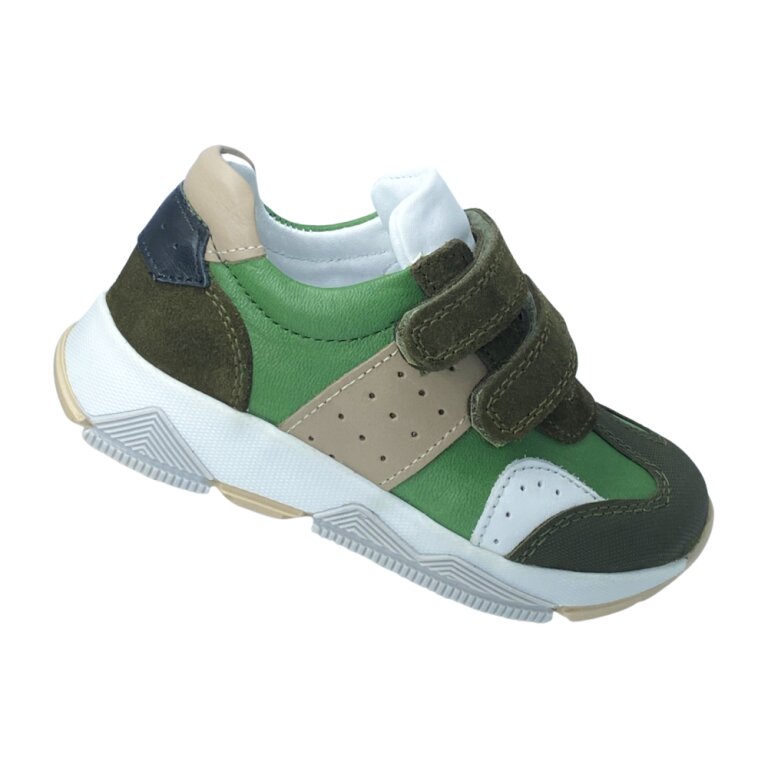 Анатомические кроссовки детские Ortomedica 02-09 зеленые