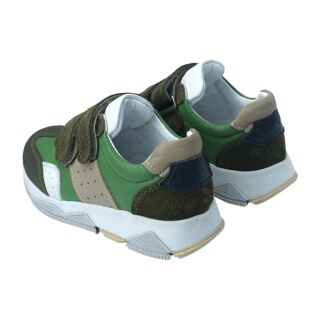 Анатомические кроссовки детские Ortomedica 02-09 зеленые