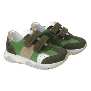 Анатомические кроссовки детские Ortomedica 02-09 зеленые